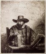 Conrnelis Claesz Anslo,Preacher Rembrandt
